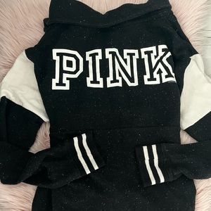 Victoria’s Secret pink half zip up